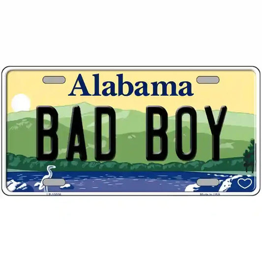Bad Boy Alabama Metal Sign