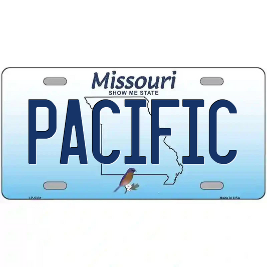 Pacific Missouri Metal Sign