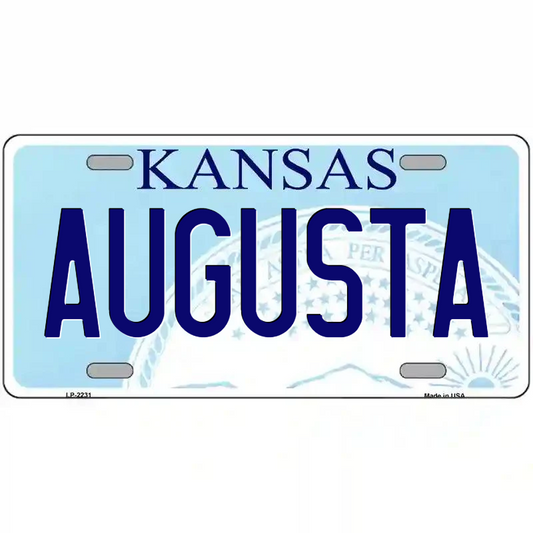 Augusta Kansas Metal Sign