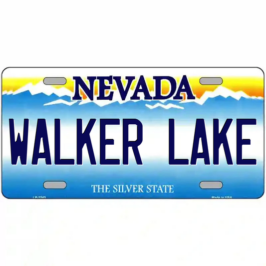 Walker Lake Nevada Metal Sign