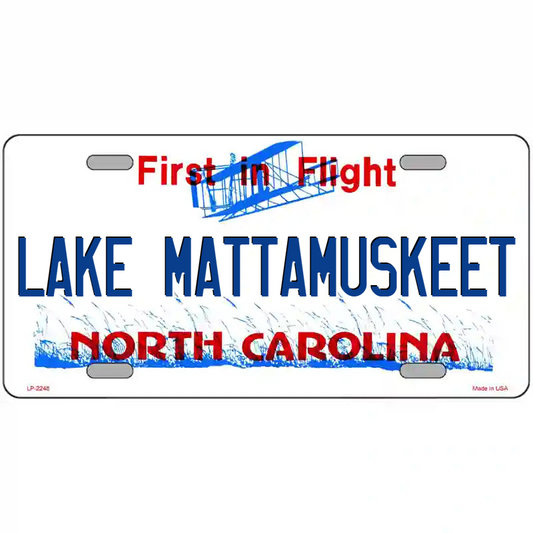 Lake Mattamuskeet North Carolina Metal Sign