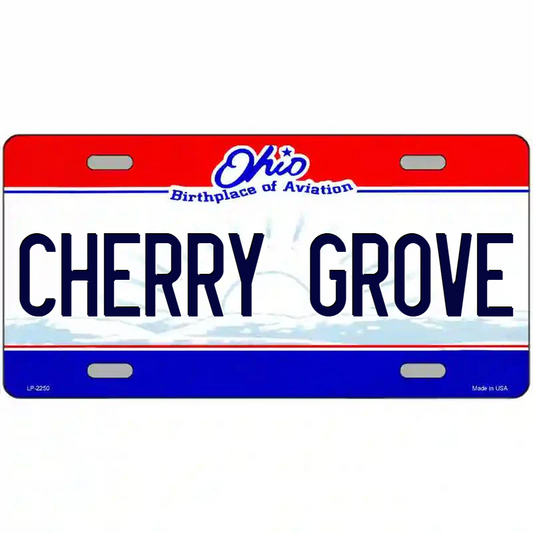 Cherry Grove Ohio Metal Sign