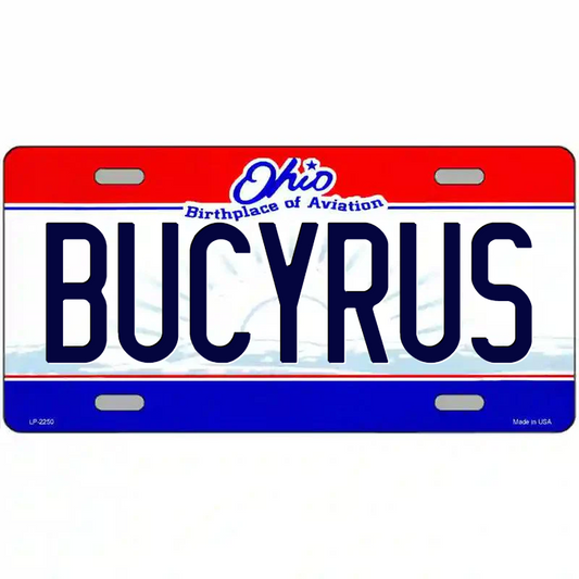 Bucyrus Ohio Metal Sign