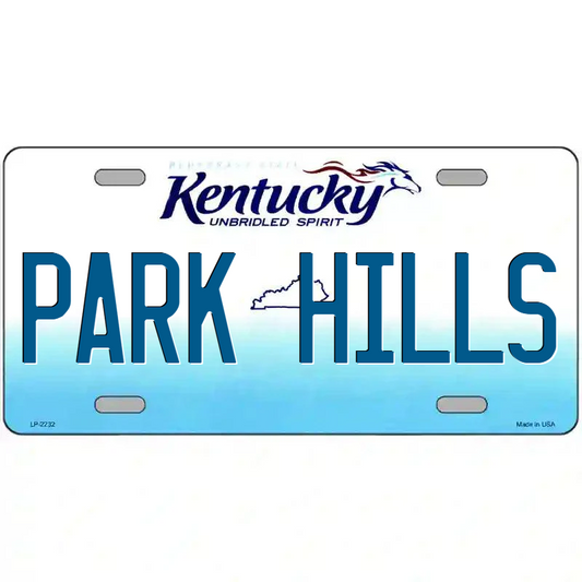 Park Hills Kentucky Metal Sign