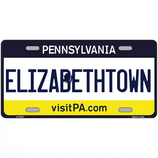Elizabethtown Pennsylvania Metal Sign