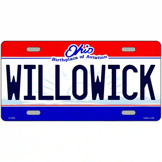 Willowick Ohio Metal Sign