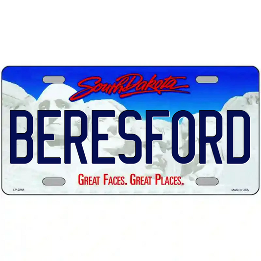 Bereford South Dakota Metal Sign
