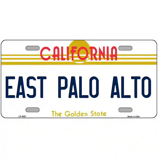 East Palo Alto California Metal Sign