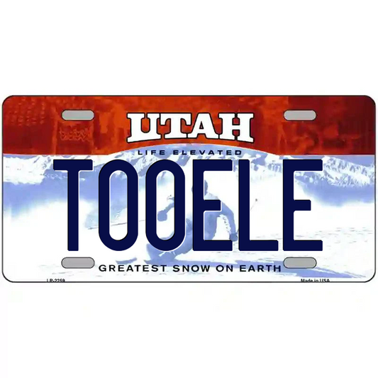 Tooele Utah Metal Sign