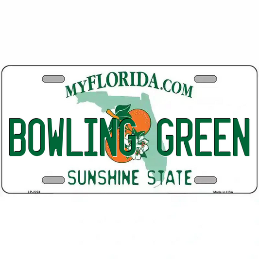 Bowling Green Florida Metal Sign