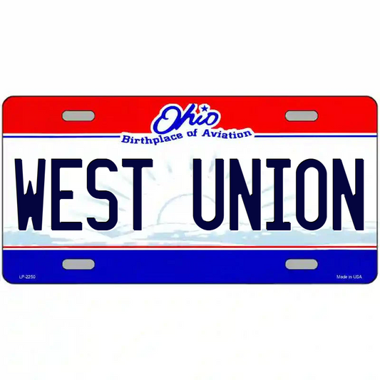 West Union Ohio Metal Sign