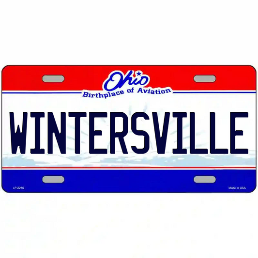 Wintersville Ohio Metal Sign
