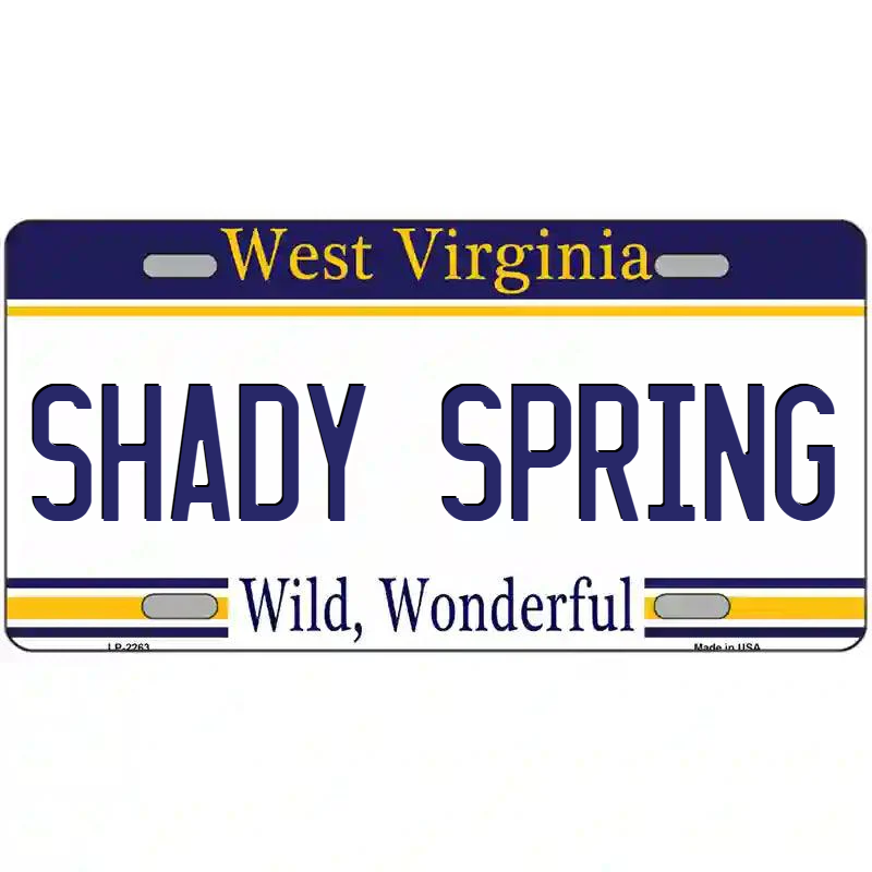 Sandy Spring West Virginia Metal Sign
