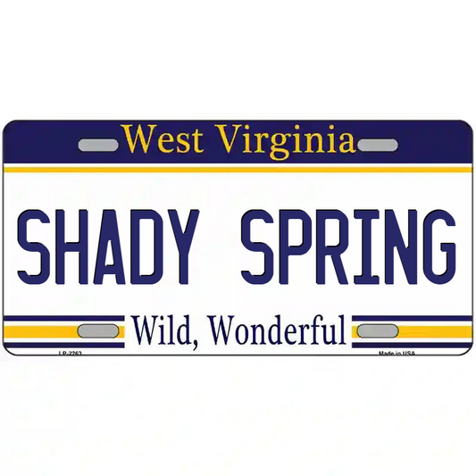 Sandy Spring West Virginia Metal Sign