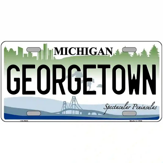 Georgetown Michigan Metal Sign