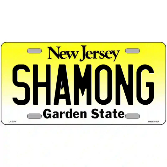 Shamong New Jersey Metal Sign