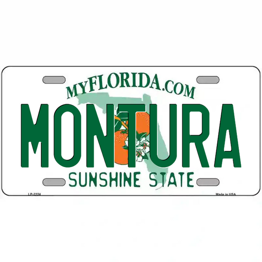 Montura Florida Metal Sign