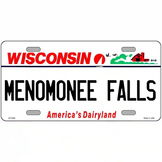 Menomonee Falls Wisconsin Metal Sign