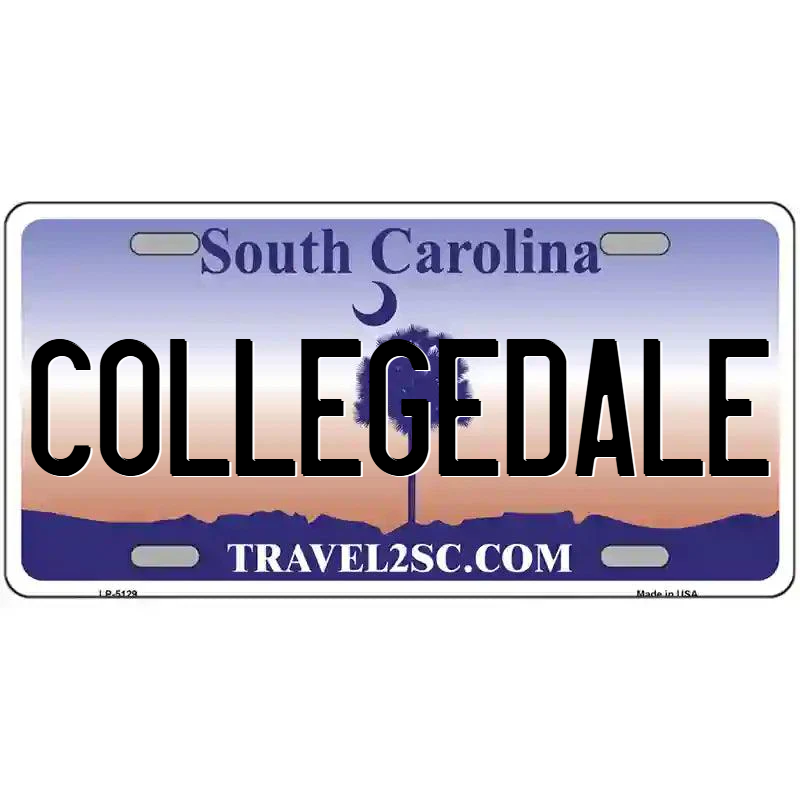 Collegedale South Carolina Metal Sign