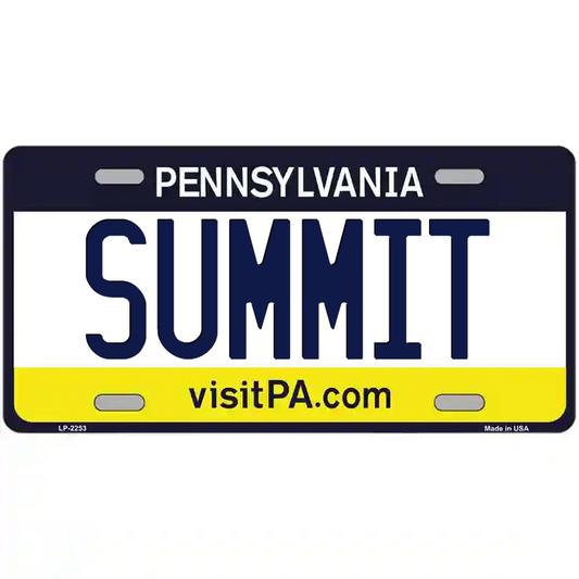 Summit Pennsylvania Metal Sign