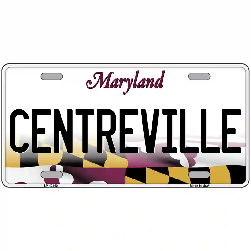 Centreville Maryland Metal Sign