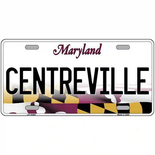 Centreville Maryland Metal Sign