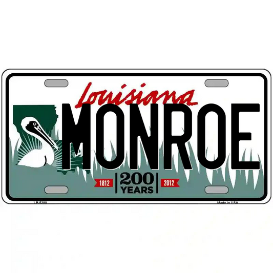 Monroe Louisiana Metal Sign