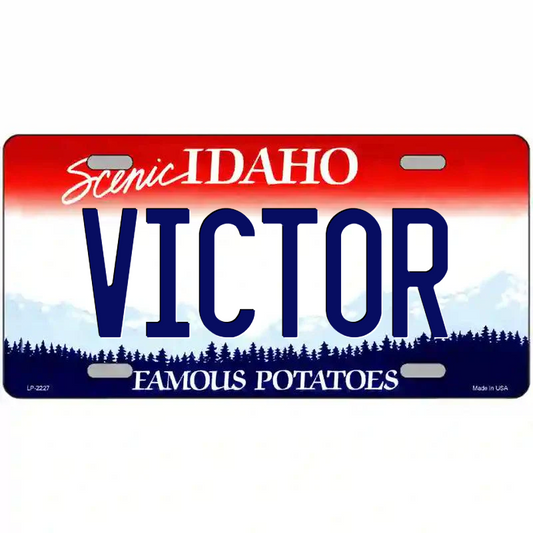 Victor Idaho Metal Sign