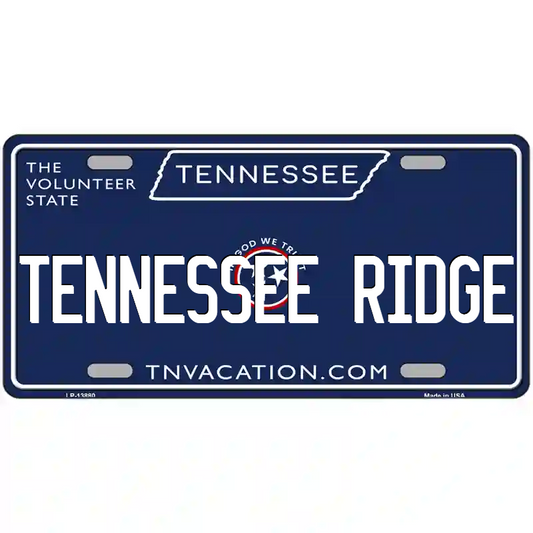 Tennessee Ridge Tennessee Blue Metal Sign