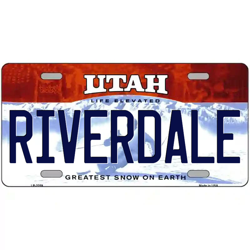 Riverdale Utah Metal Sign