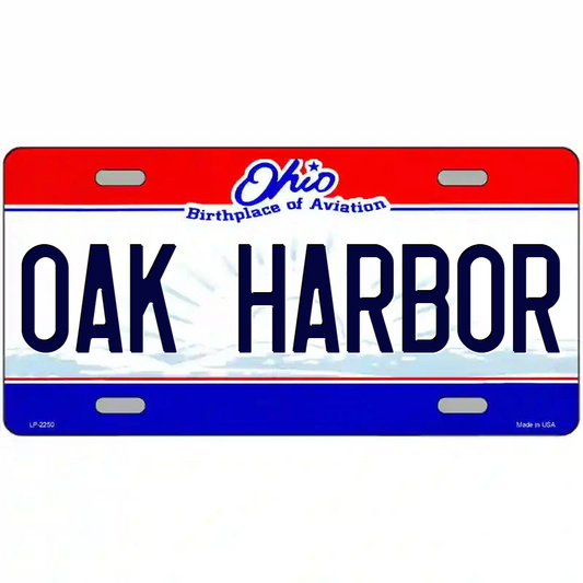 Oak Harbor Ohio Metal Sign