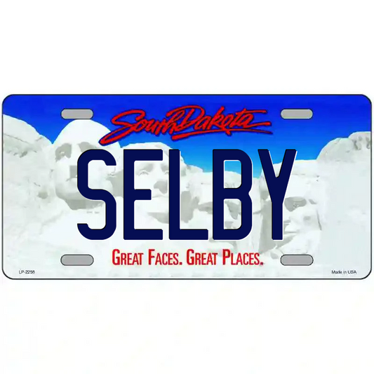 Selby South Dakota Metal Sign