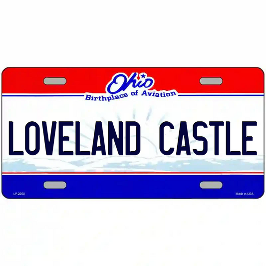 Loveland Castle Ohio Metal Sign