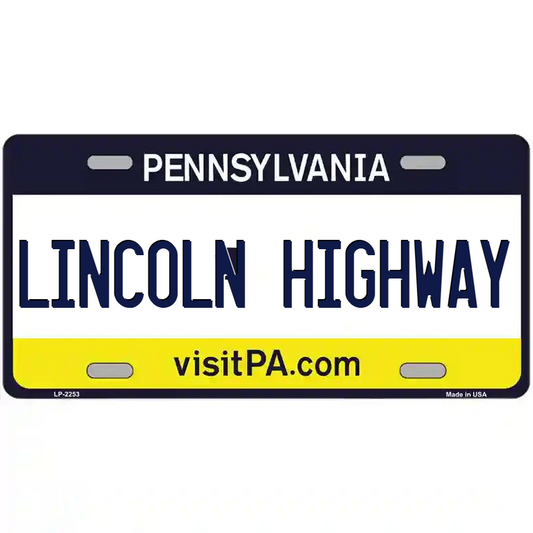Lincoln Highway Pennsylvania Metal Sign