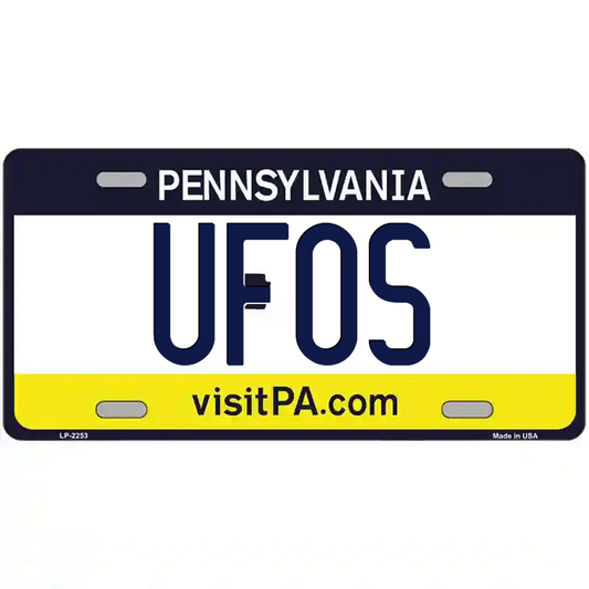 UFOs Pennsylvania Metal Sign