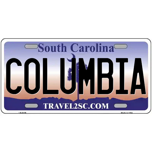 Columbia South Carolina Metal Sign