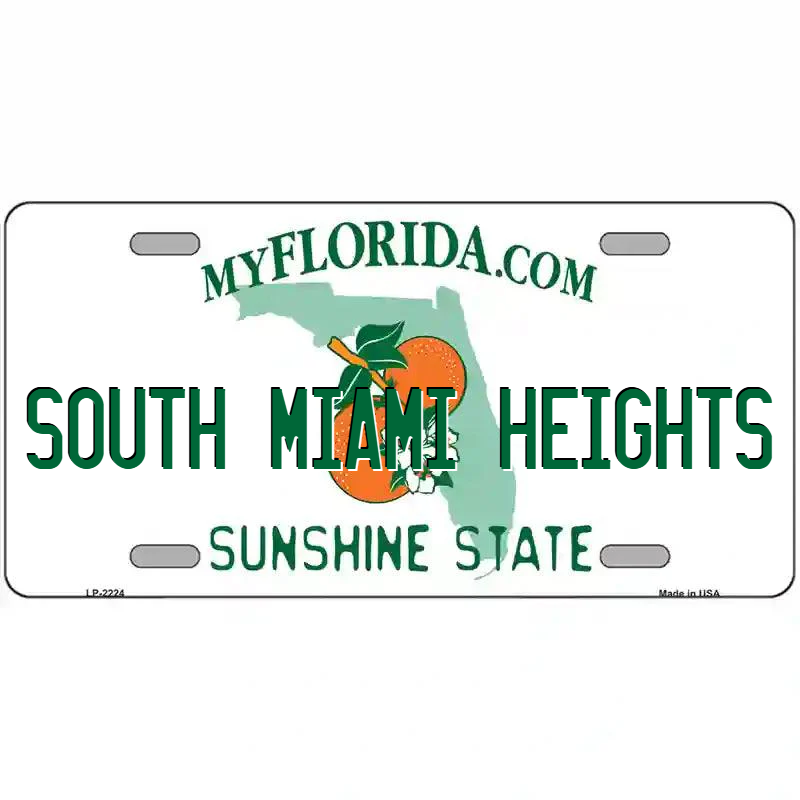 South  Miami Haines Florida Metal Sign