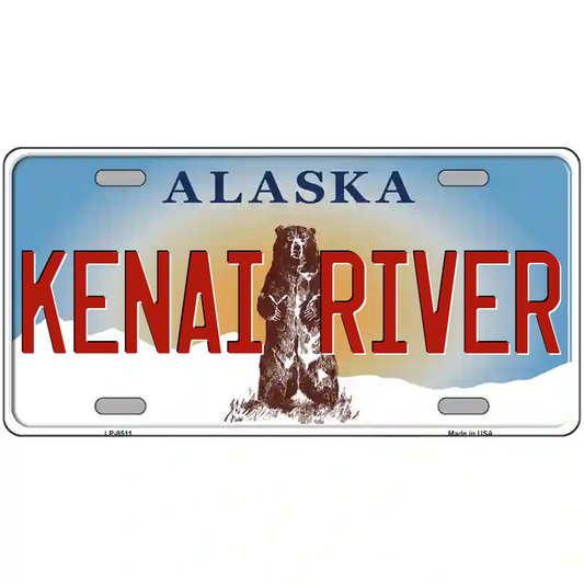 Kenai River Alaska Metal Sign