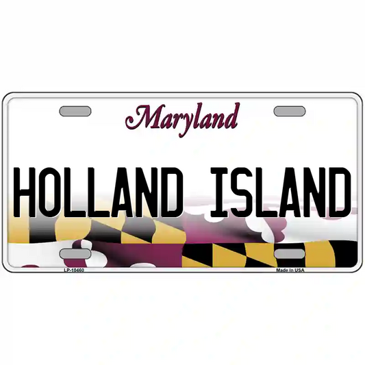 Holland Island Maryland Metal Sign
