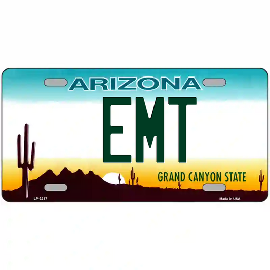 EMT Arizona Metal Sign