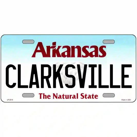 Clarksville Arkansas Metal Sign