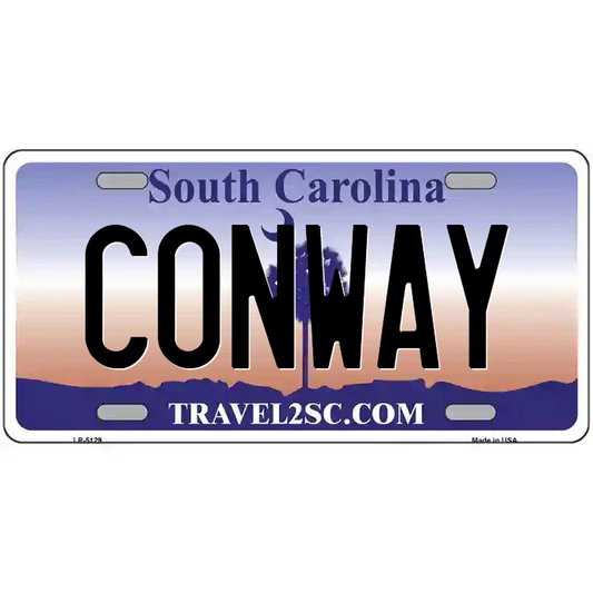 Conway South Carolina Metal Sign