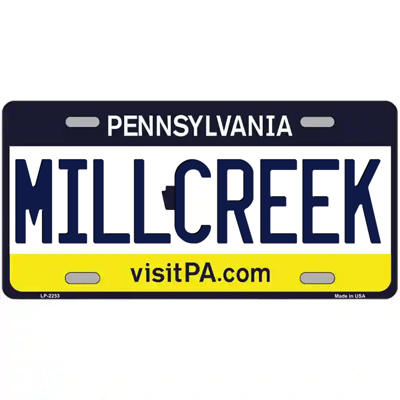 Millcreek Pennsylvania Metal Sign