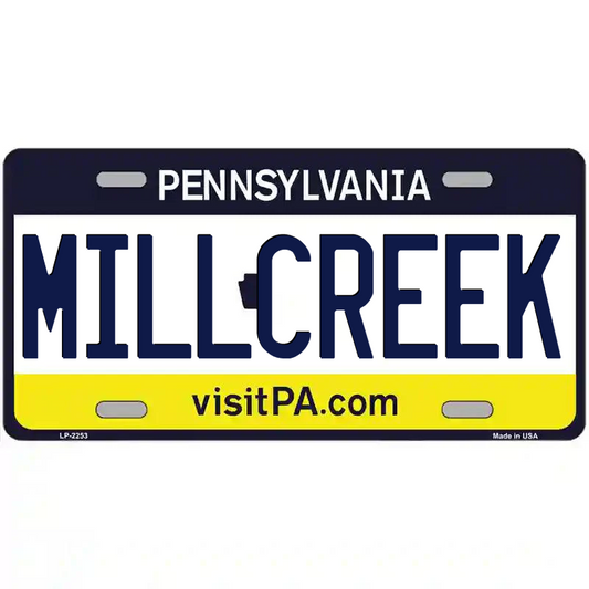 Millcreek Pennsylvania Metal Sign