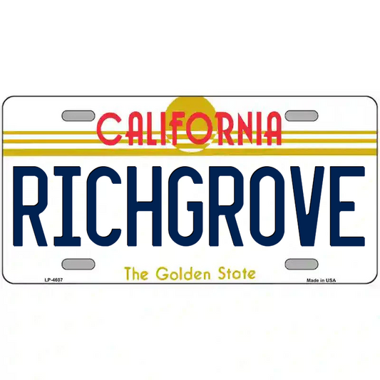 Richgrove California Metal Sign