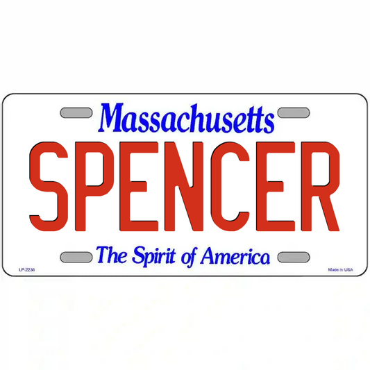 Spencer Massachusetts Metal Sign