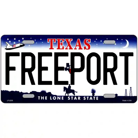 Freeport Texas Metal Sign