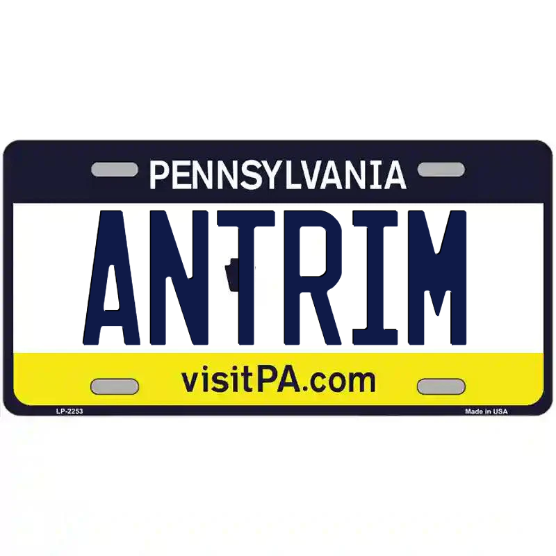 Antrim Pennsylvania Metal Sign