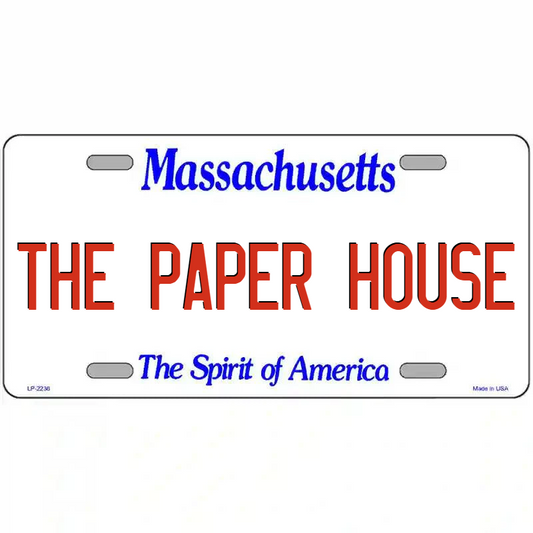 The Paper House Massachusetts Metal Sign