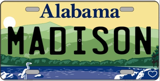 Madison Alabama Metal Sign
